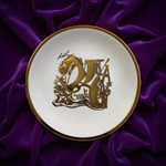 Salvador Dalí. Porcelain plate "Tribute to Gaudí"