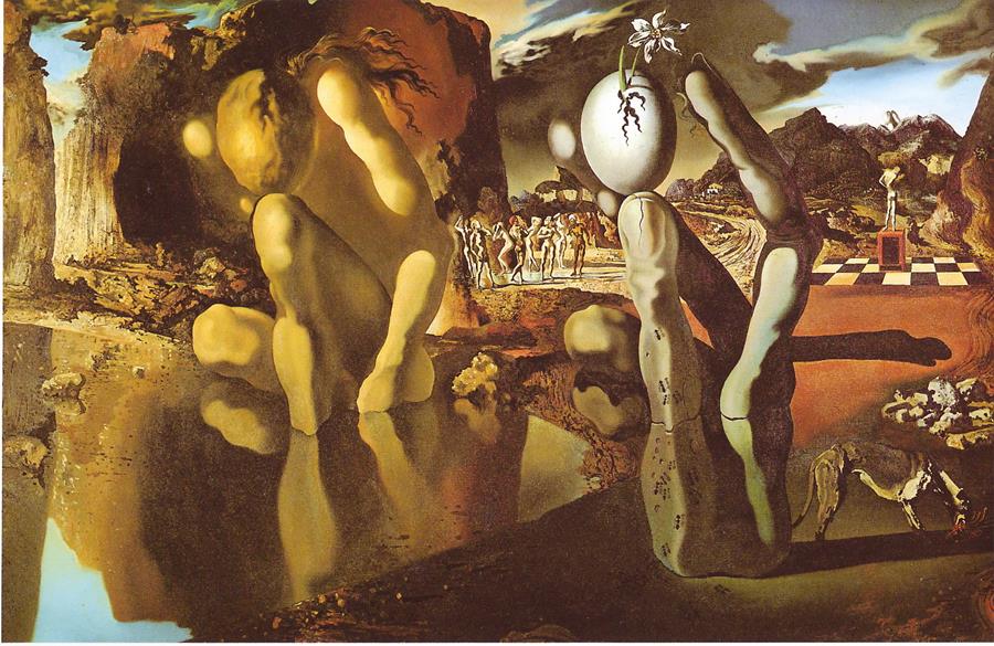 Salvador Dalí. Pòster Metamorfosi de Narcís, 1936-37