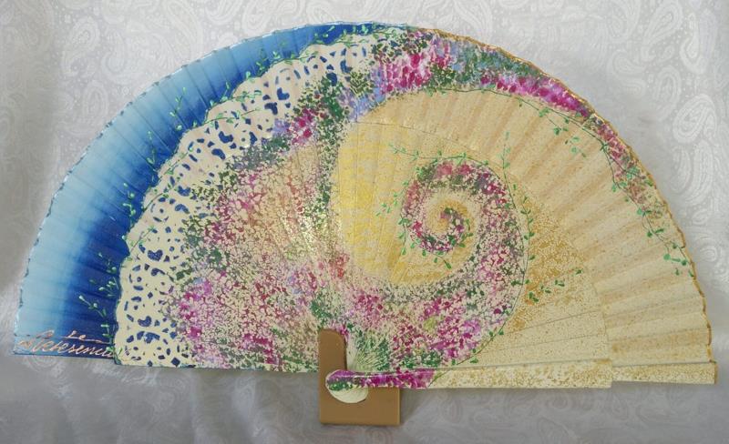 Blue Vintage Fan