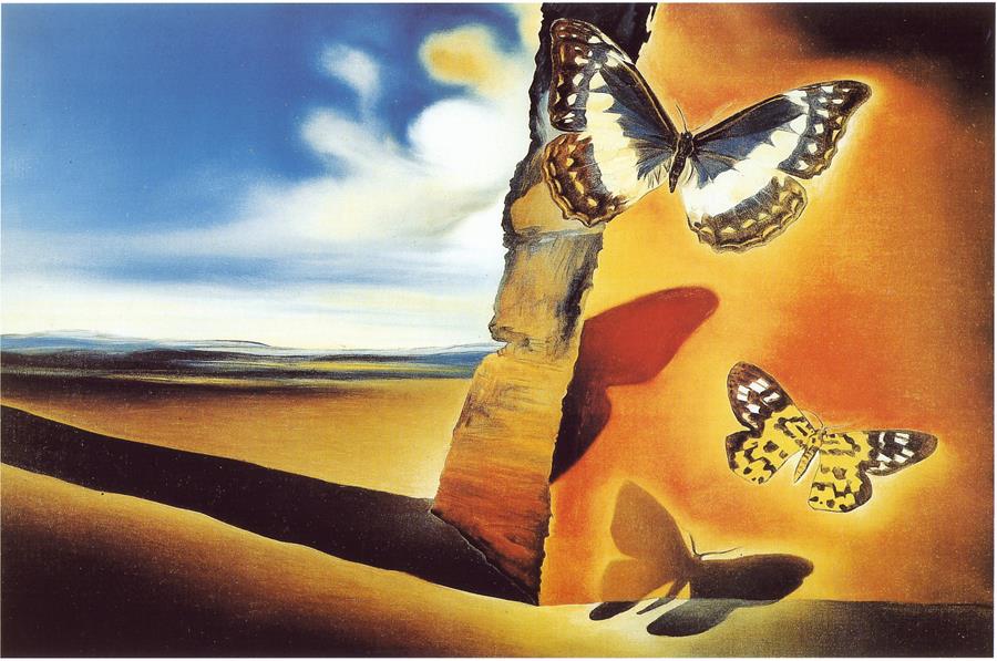 Poster "Landscape with Butterflies", c. 1954 | 113200000 | Salvador Dalí | Shop online Dalí | Surrealismstore