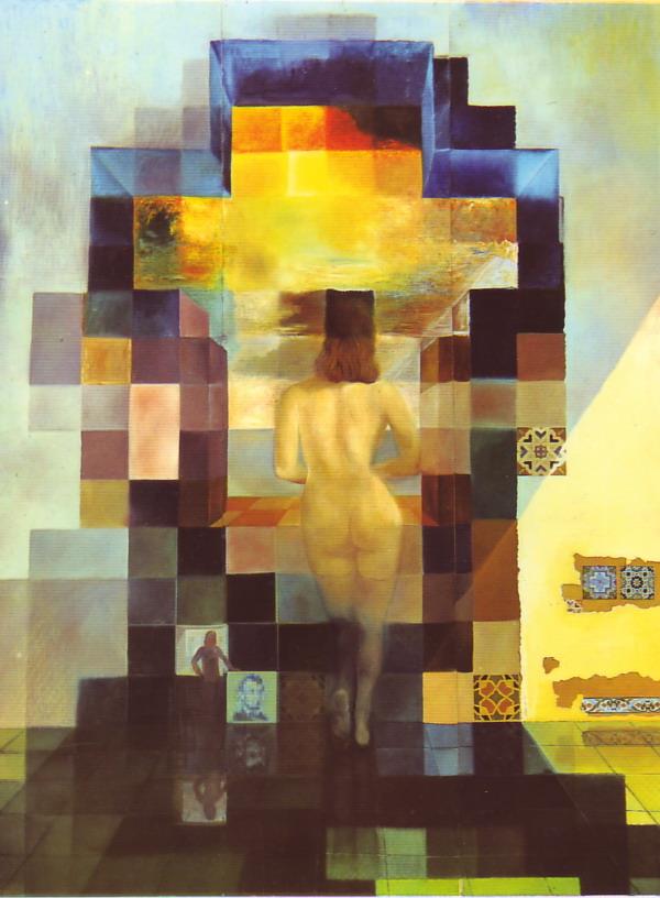 Poster "Gala Nude Looking at the Mediterranean Sea (Abraham Lincoln's Portrait)", 1976 | 111500000 | Salvador Dalí | Shop online Dalí | Surrealismstore