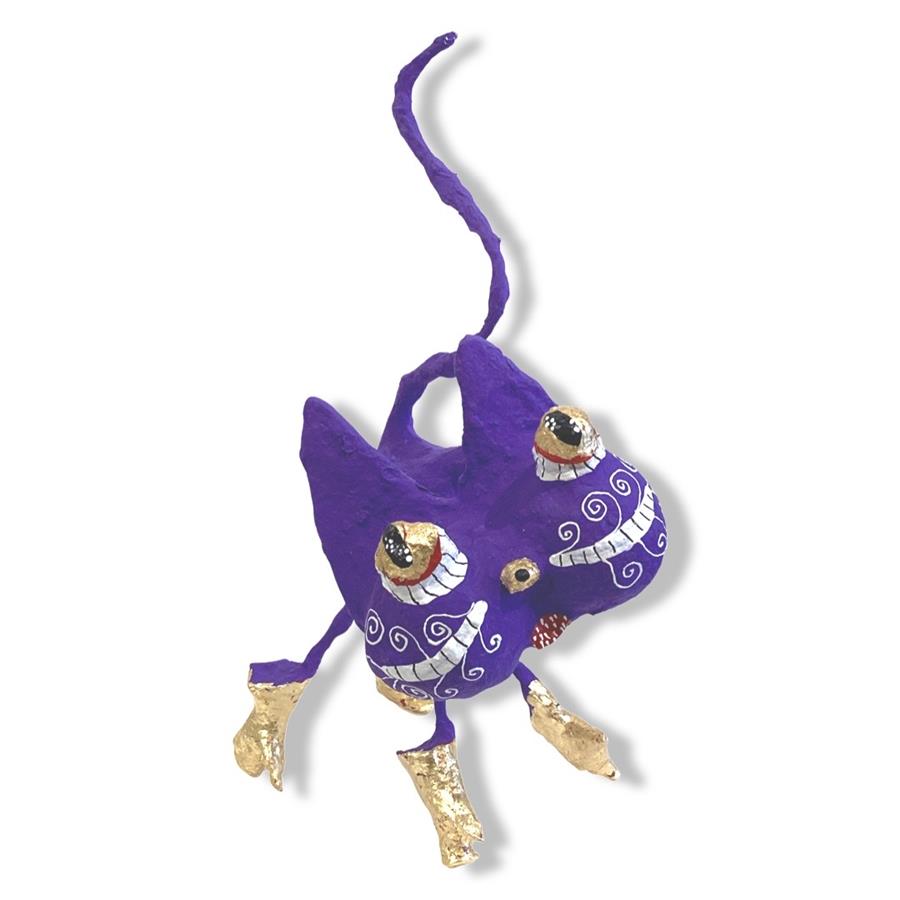 Purple Pussy in Golden Boots 