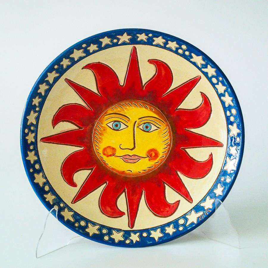 Sun Clay Plate