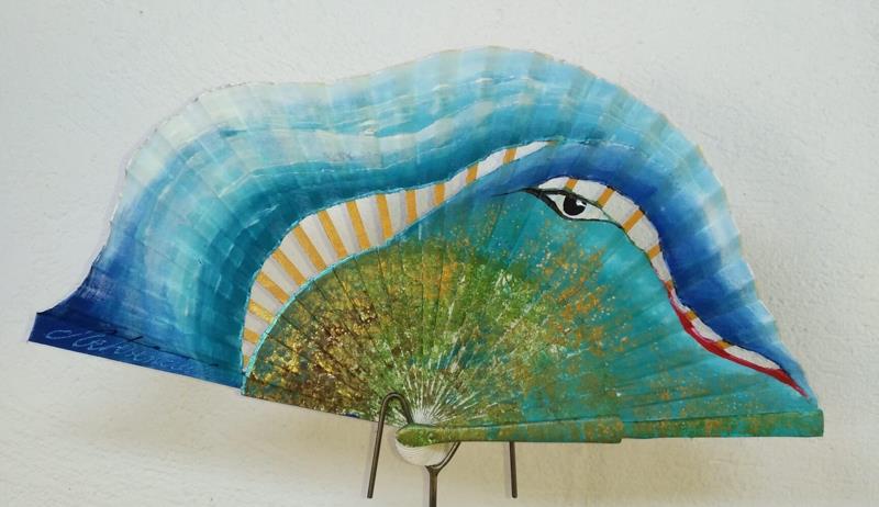 The Dolphin Transparencies Fan