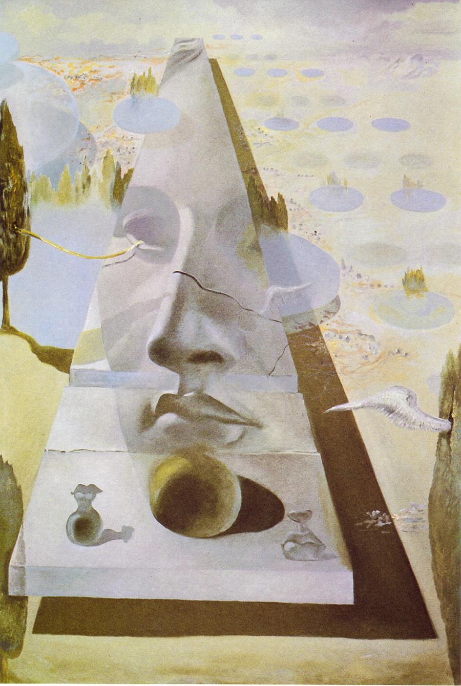 Pòster "Aparició del rostre de l'Afrodita de Cnidos en un paisatge", 1981  | 122200000  | Salvador Dalí | Botiga online Dalí Figueres | Llibreria Surrealista