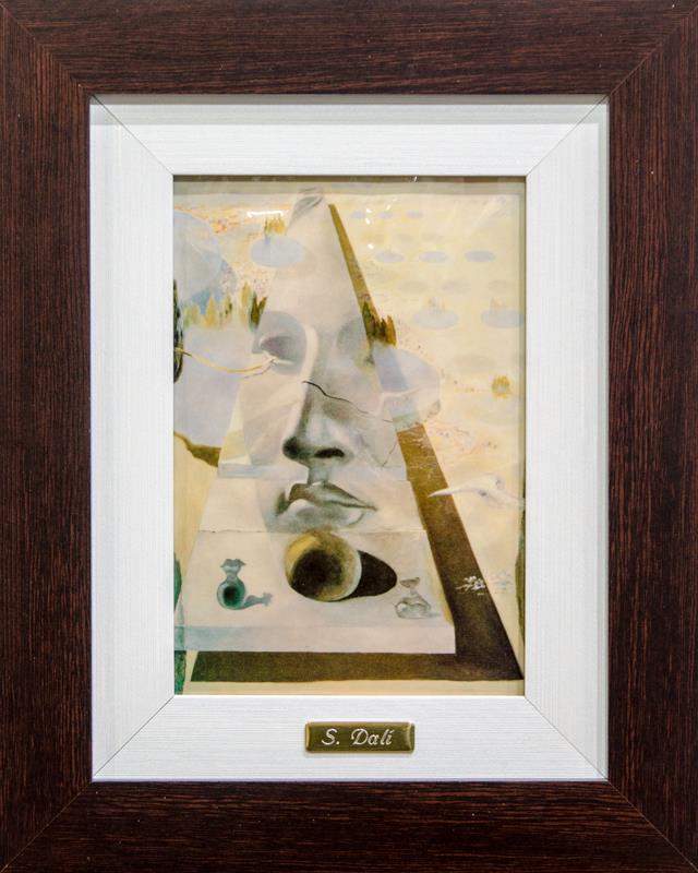 Quadre en esmalt "Aparició del rostre d’Afrodita de Cnidos en un paisatge", 1981 | 252400600 | Salvador Dalí | Botiga online Dalí Figueres | Llibreria Surrealista