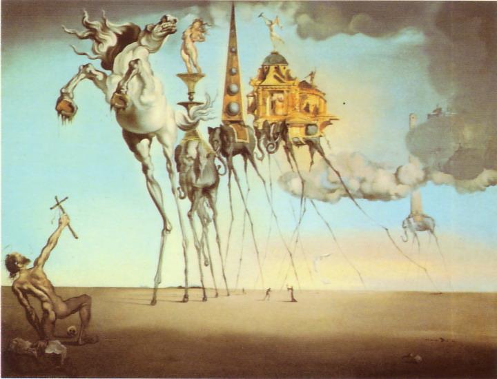 Poster "The Temptation of Saint Anthony", 1946 | 113400000 | Salvador Dalí | Shop online Dalí | Surrealismstore