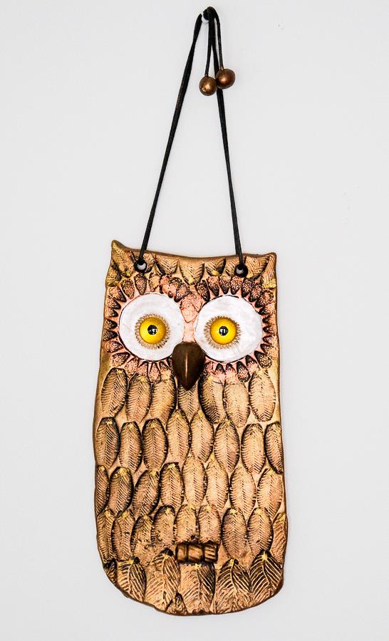 Ceramic Wall Owl