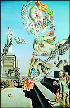 Poster Le jeu lugubre, Salvador Dalí, 1929