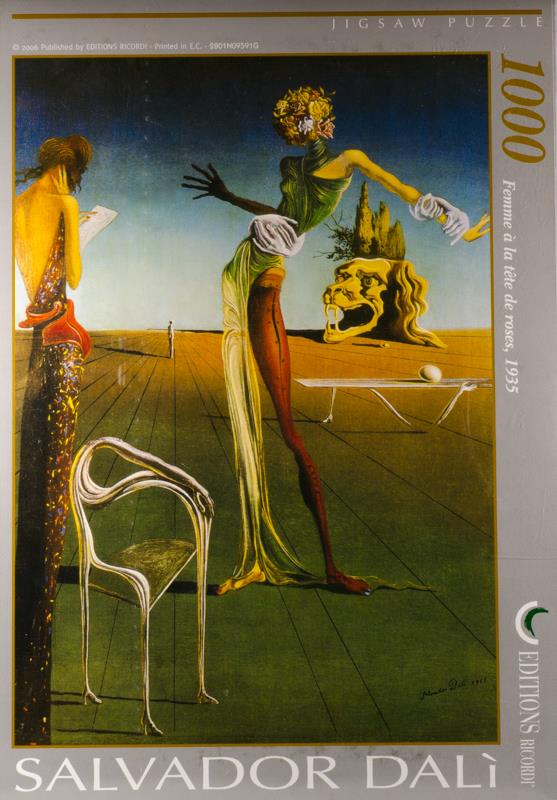 Salvador Dalí, puzzle Femme à la tête de roses