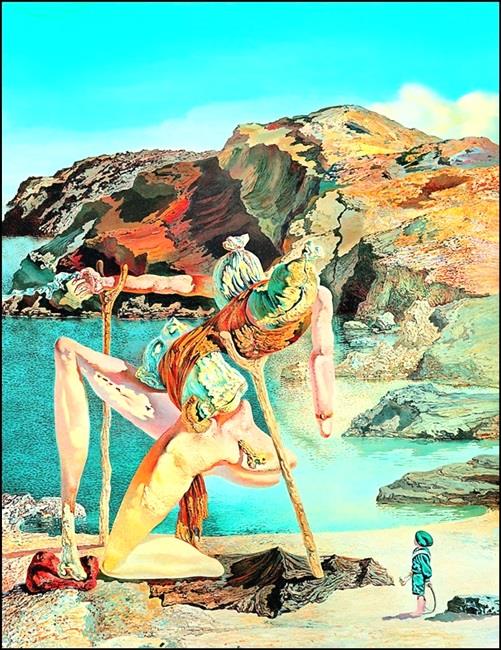 Poster The Spectre of Sex-appeal, Salvador Dalí, 1934