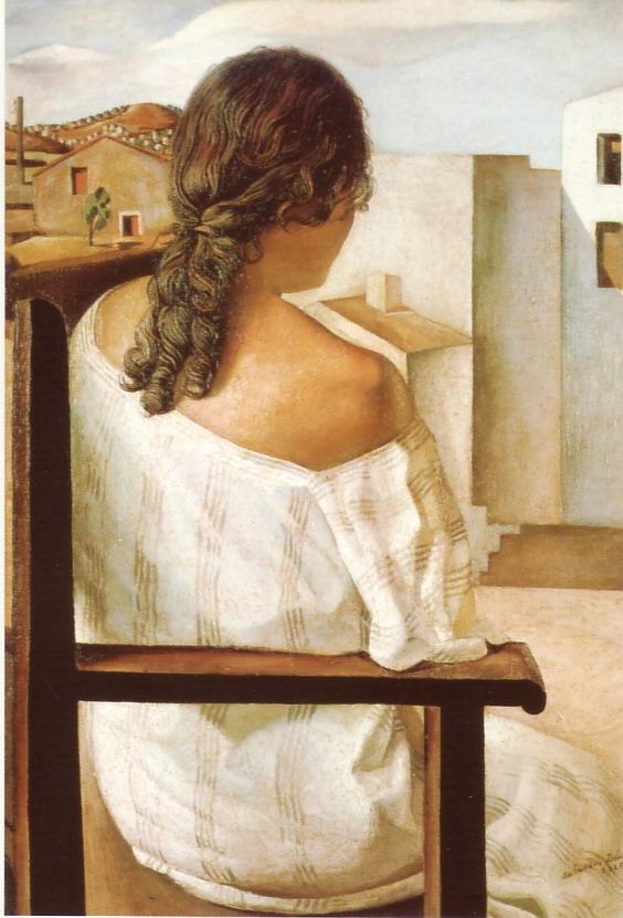 Poster "Seated Girl Seen From the Back", 1925 | 303900000 | Salvador Dalí | Shop online Dalí | Surrealismstore