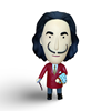 Figurita Salvador Dalí | 983 | Salvador Dalí | Tienda online Dalí Figueres | Librería Surrealista