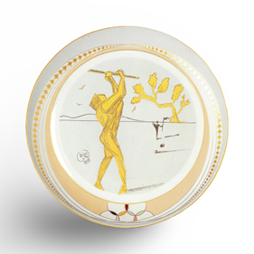 Salvador Dalí. Golf Plate | TA00015 | Salvador Dalí | Shop online Dalí | Surrealismstore