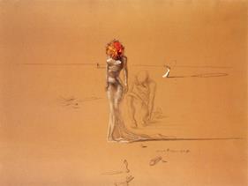 Pòster "Figura femenina amb cap de flors", 1936 | 110700000 | Salvador Dalí | Botiga online Dalí Figueres | Llibreria Surrealista