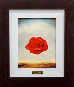 Émail encadré "Rose méditative", 1958 | 252400300 | Salvador Dalí | Botiga online Dalí Figueres | Surrealismstore