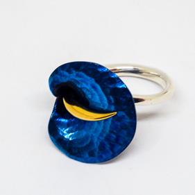Anillo cala azul titanio | 001840 | Salvador Dalí | Tienda online Dalí Figueres | Librería Surrealista