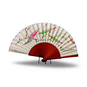 Abanico Aplicaciones Seda | 001476 | Salvador Dalí | Tienda online Dalí Figueres | Librería Surrealista