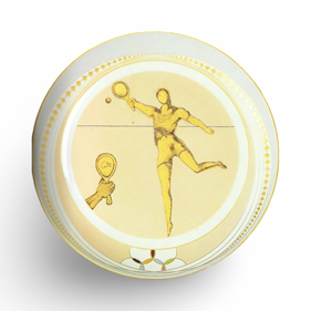 Salvador Dalí. Plat Tennis | TA00017 | Salvador Dalí | Botiga online Dalí Figueres | Llibreria Surrealista