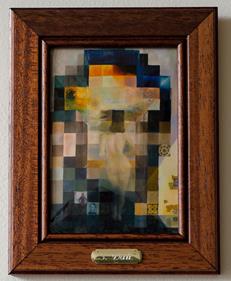 Salvador Dalí. Émail encadré "Jeune fille assise" | 696 | Salvador Dalí | Botiga online Dalí Figueres | Surrealismstore