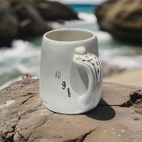 Gerra de cervesa Rellotge tou | 002941 | Salvador Dalí | Botiga online Dalí Figueres | Llibreria Surrealista