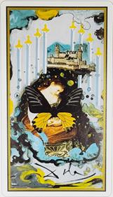 Póster "Tarot Universal Dalí. 8 de espadas", 1972 | 301200018 | Salvador Dalí | Tienda online Dalí Figueres | Librería Surrealista