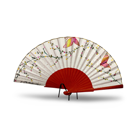 Abanico Aplicaciones Seda | 001475 | Salvador Dalí | Tienda online Dalí Figueres | Librería Surrealista