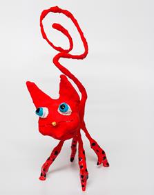 Gat amb botes vermell | 0018860001 | Salvador Dalí | Botiga online Dalí Figueres | Llibreria Surrealista