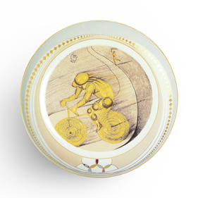 Salvador Dalí. Cycling Plate | TA00012 | Salvador Dalí | Shop online Dalí | Surrealismstore