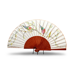 Abanico Aplicaciones Seda | 001479 | Salvador Dalí | Tienda online Dalí Figueres | Librería Surrealista