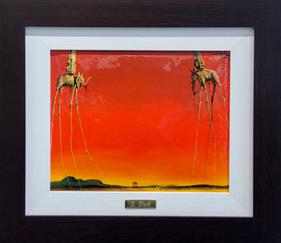 Émail encadré "Les éléphants", 1948 | 252400900 | Salvador Dalí | Botiga online Dalí Figueres | Surrealismstore